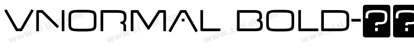 VNormal Bold字体转换